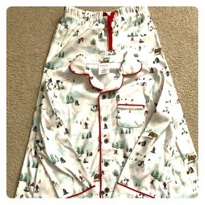 Hearth and Hand ski scene pajamas